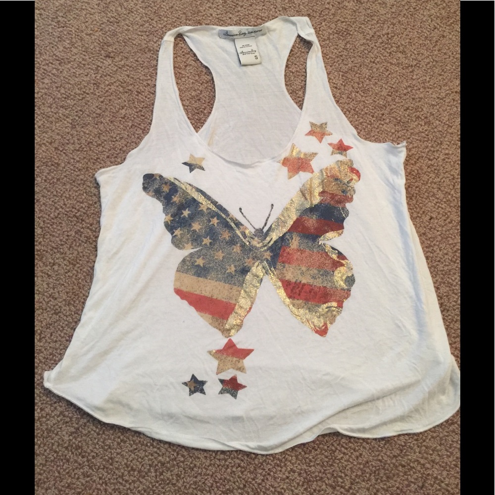 American Rag Cropped festival Tee